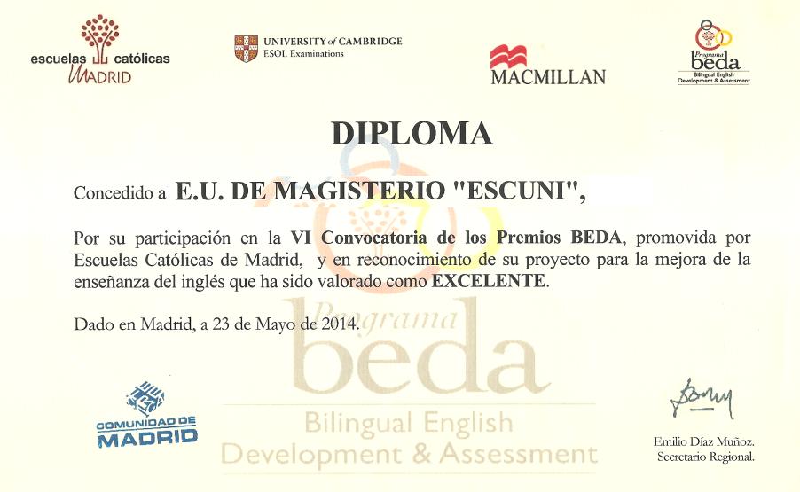 Premios BEDA 2014