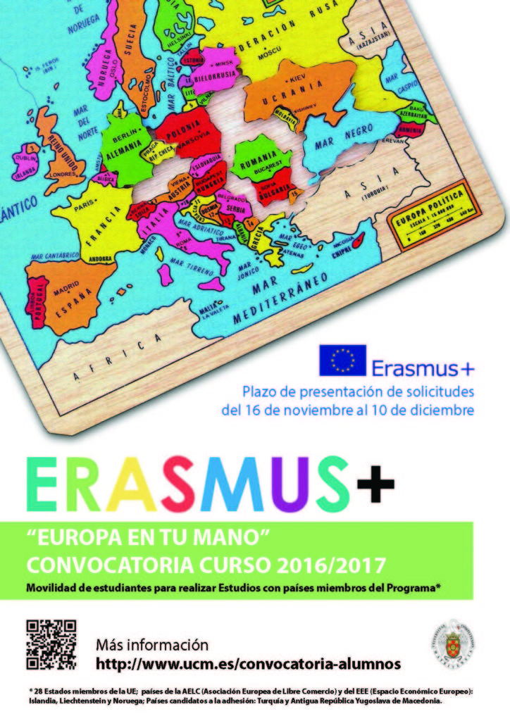 Cartel erasmus 2016 Tradicional