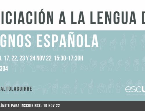 Curso de iniciación a la lengua de signos española