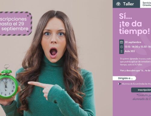 Taller: «Sí… ¡te da tiempo!»