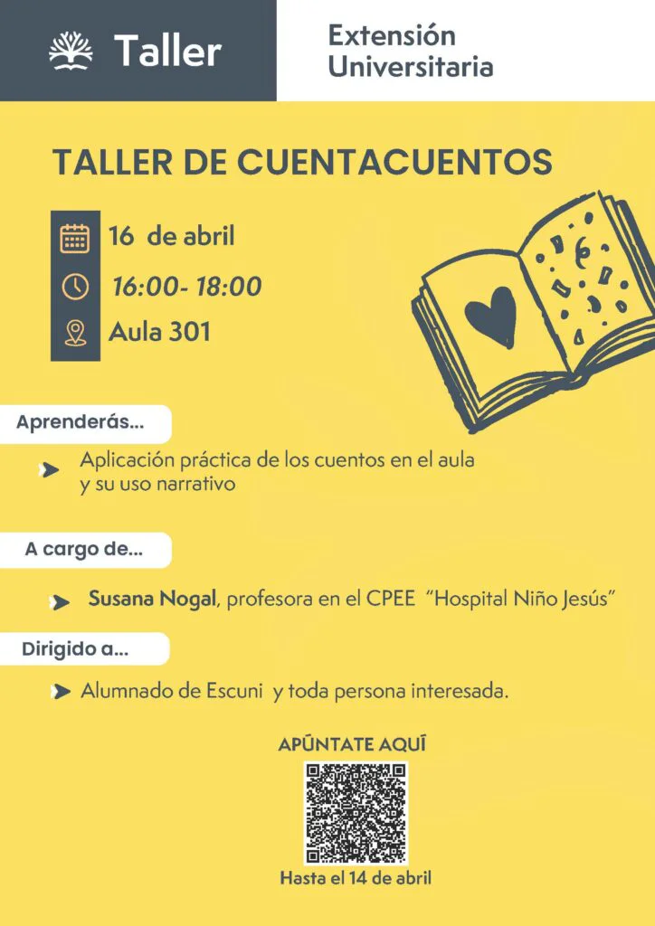 Taller de cuentacuentos en aula